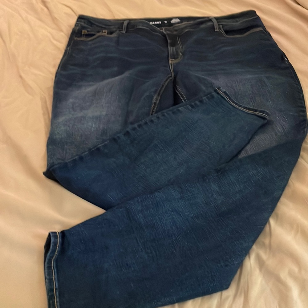 Old Navy Women's Skinny Jeans - Dark Blue Wash